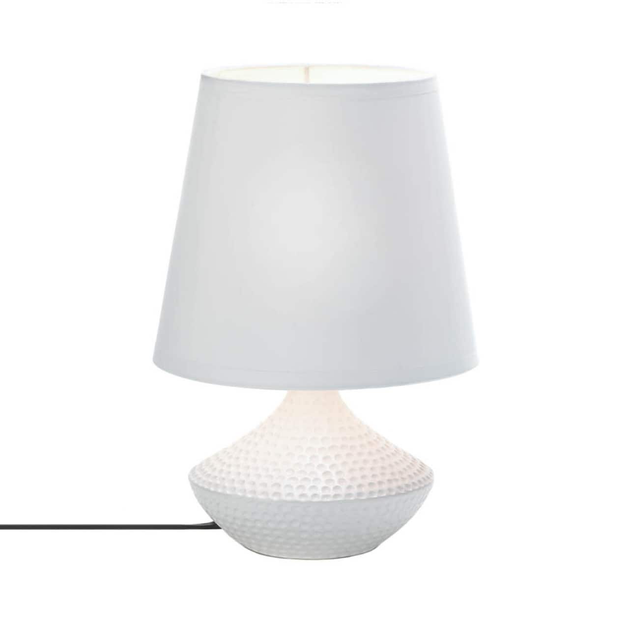 10&#x27;&#x27; White Table Lamp